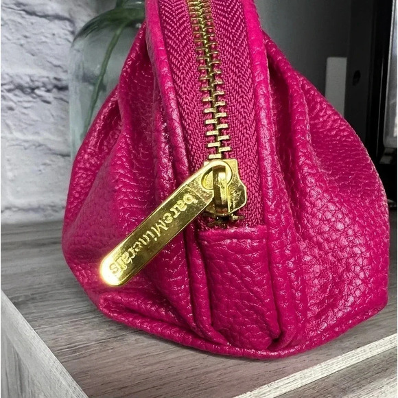 Bareminerals Pink with gold hardware makeup pouch. - Picture 3 of 5